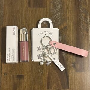 Starfish (Beach Theme) Keychain And Rare Beauty Liquid Blush